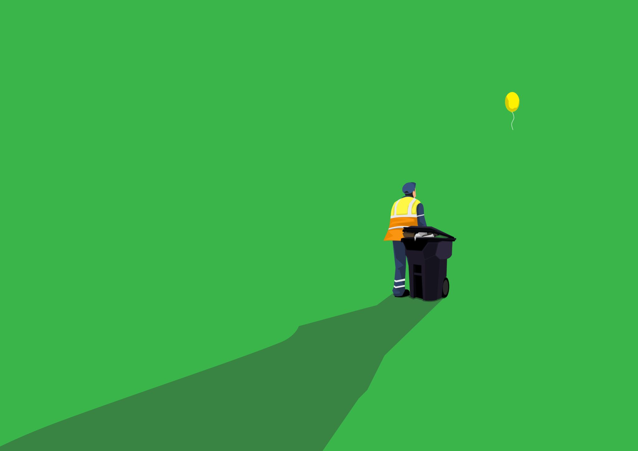 No Trash By The Trash Man Half and One