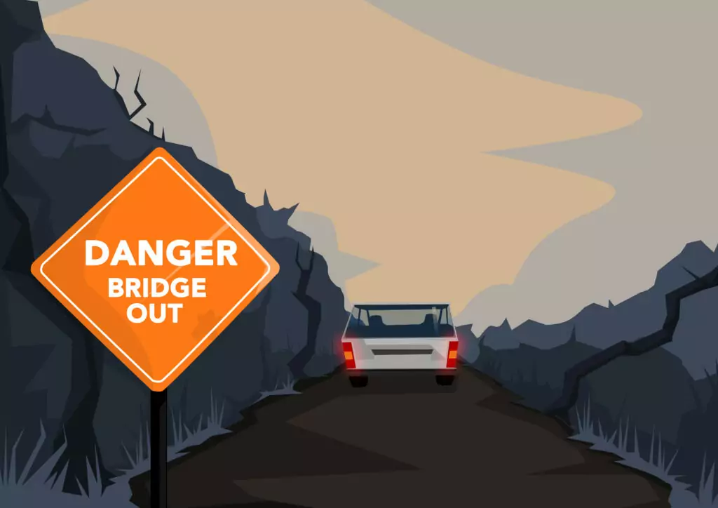 bridge out