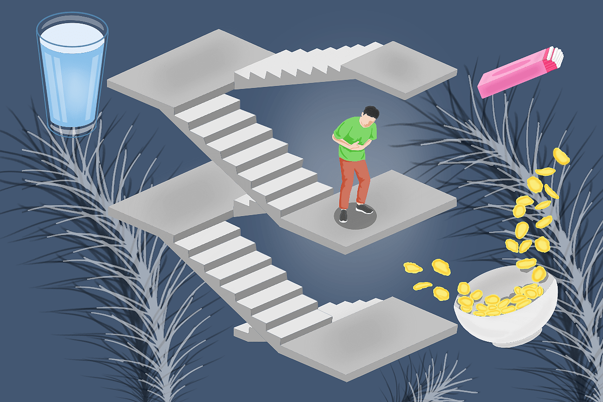 Stumbling Half And One